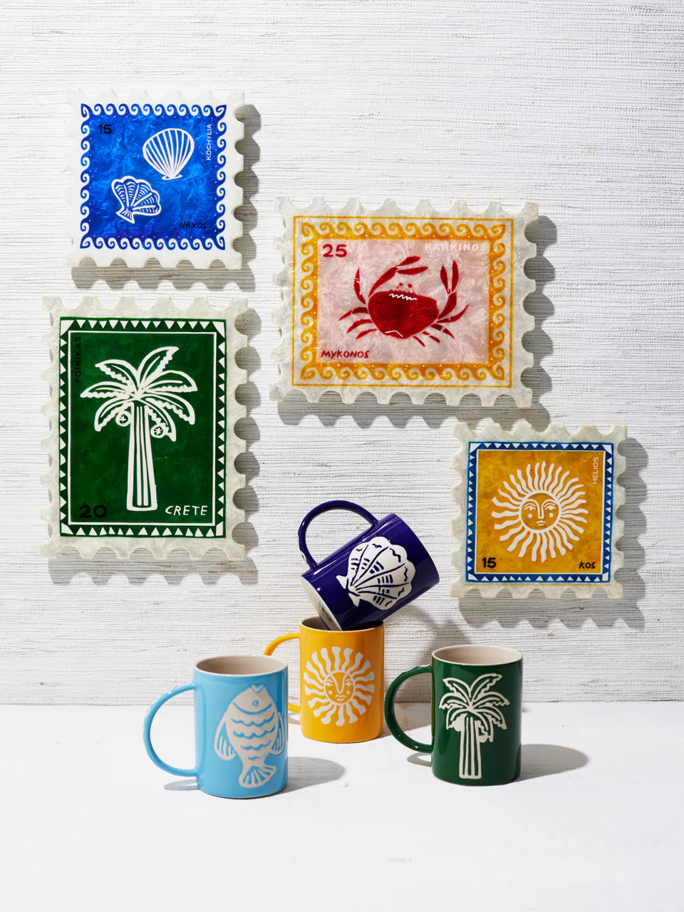 Sunroom Palm Stamp Wall Art