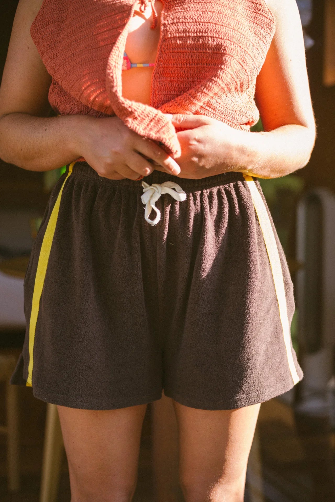 Terry Towelling Short ~ Choc Mango