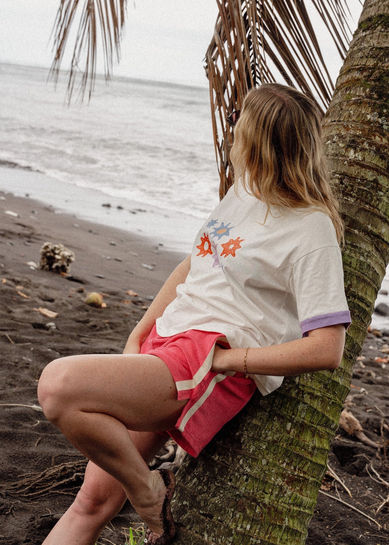 Terry Towelling Short ~ Strawberry