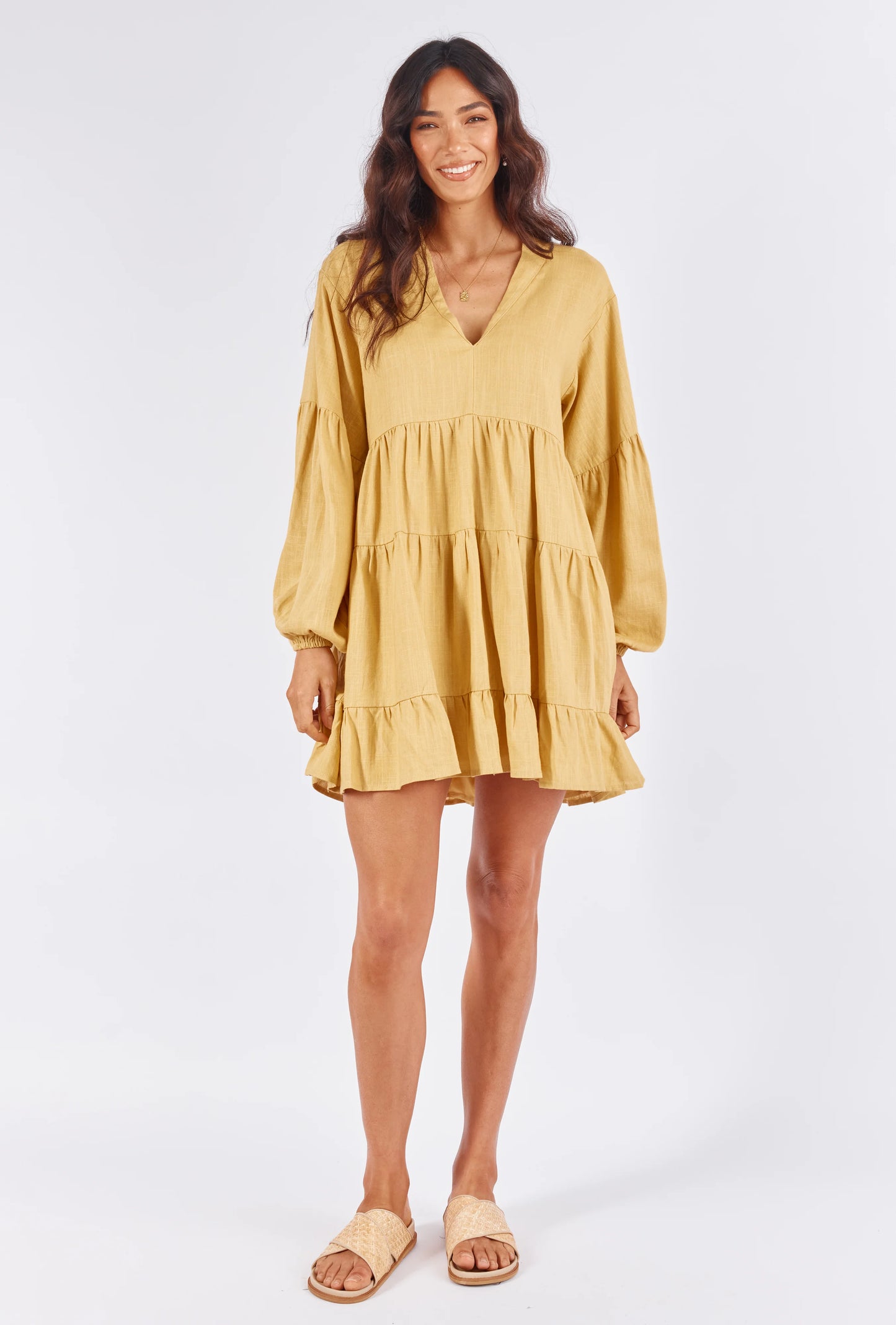 Gala Mini Dress Gold