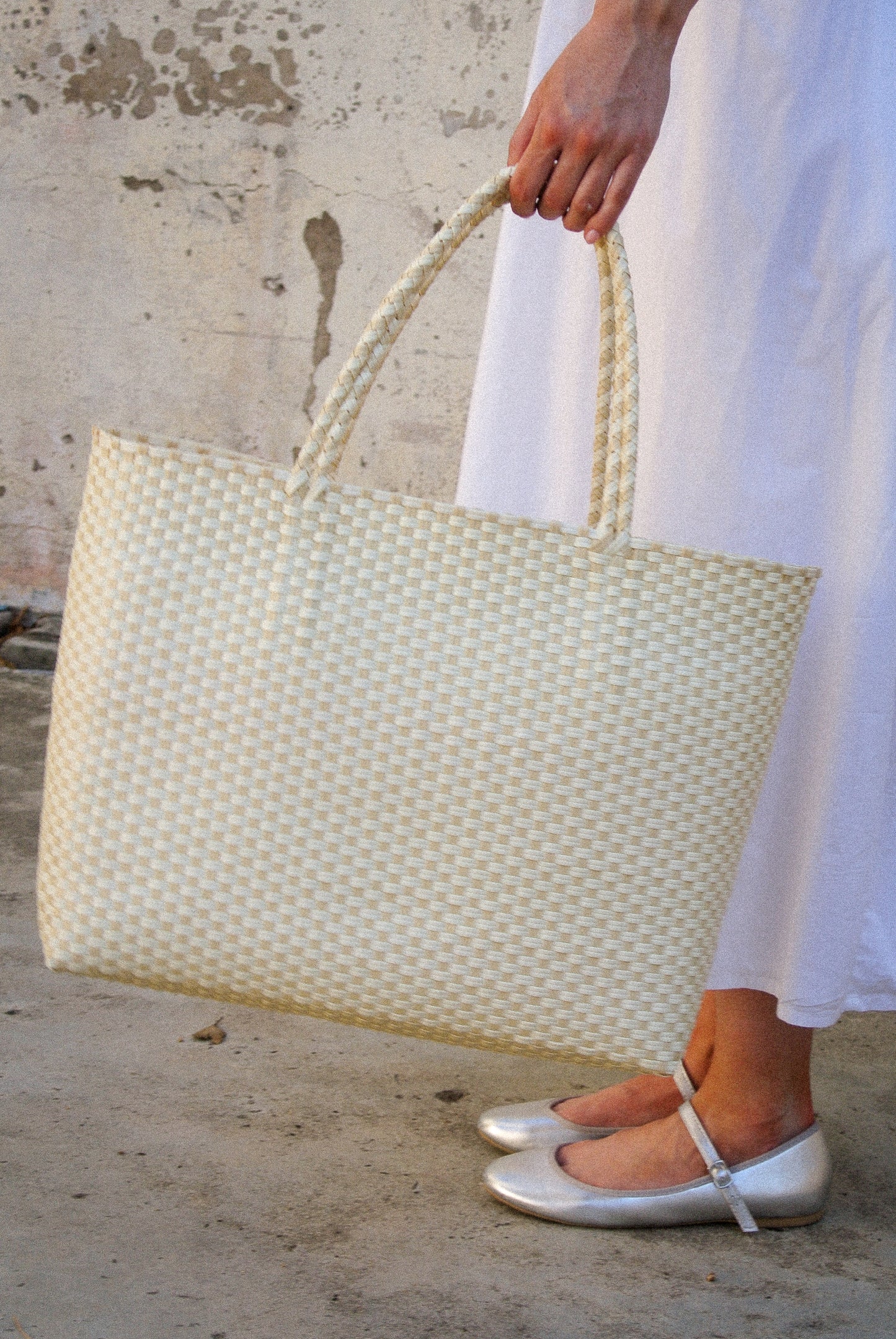 Eco Utility Tote Fior Di Latte