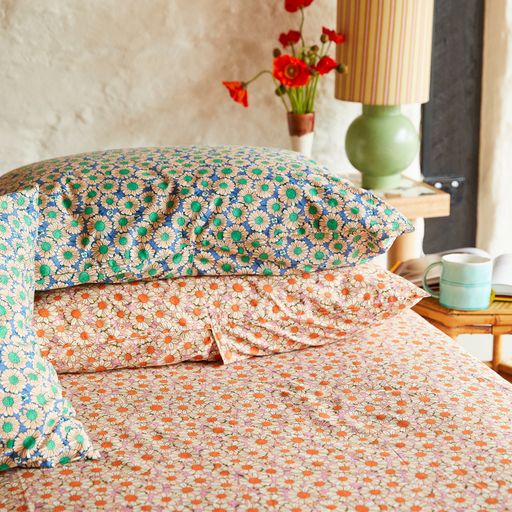 Posie Cotton Pillowcase Set Freesia