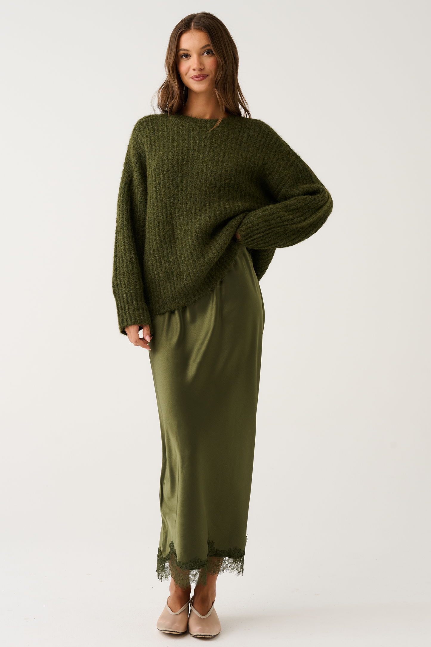 Lorenza Knit ~ Khaki