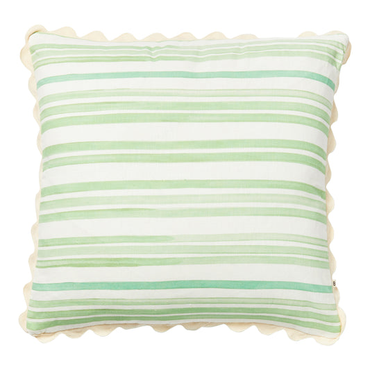 F/Cushion Stripe Green