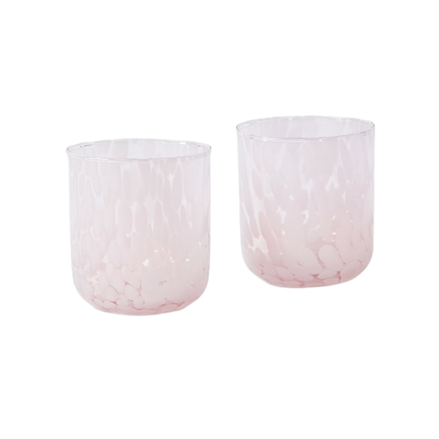 Glass Tumbler Dots Set