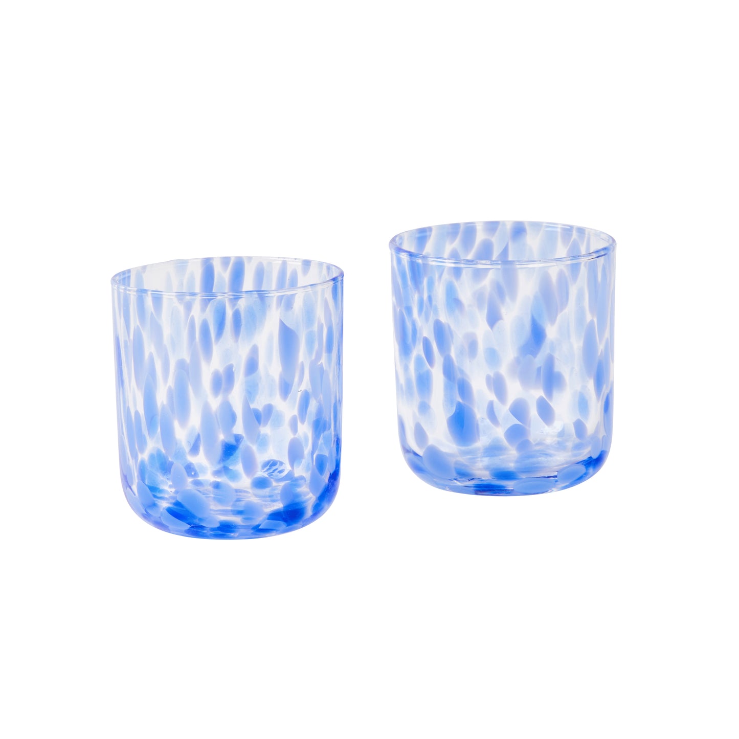 Glass Tumbler Dots Set