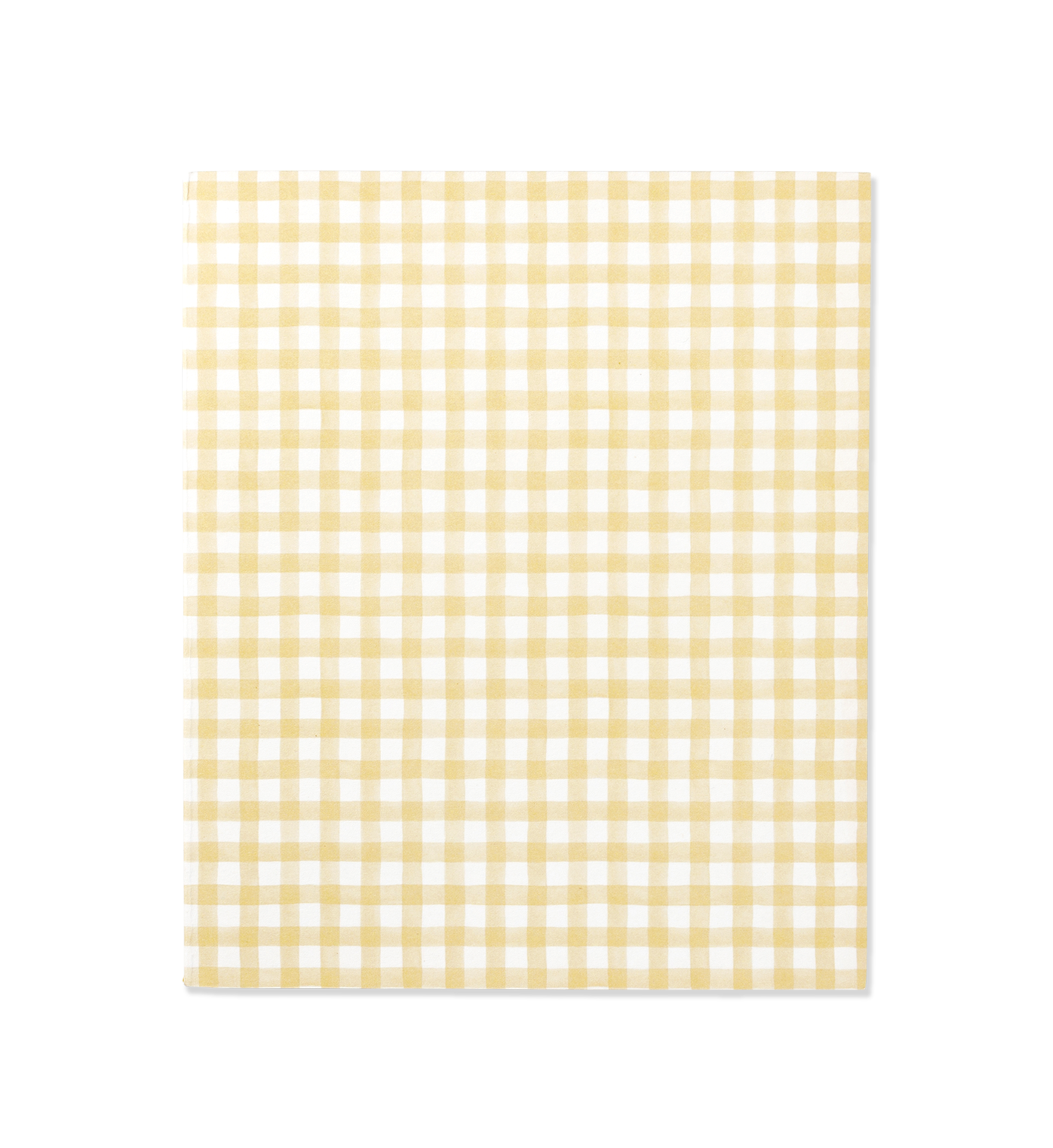 Butter Gingham Notebook