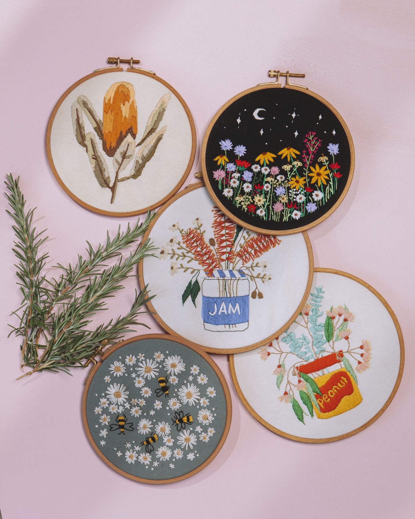 Stitched Up Kits DIY Embroidery Box