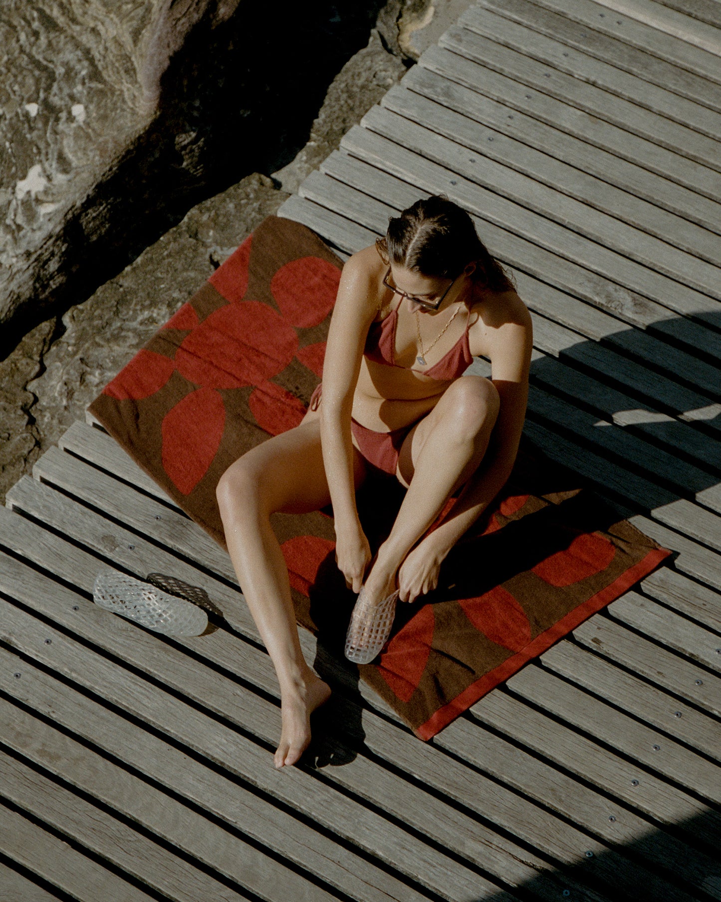 Calvi Towel ~ Red