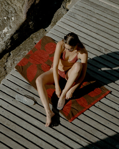 Calvi Towel ~ Red