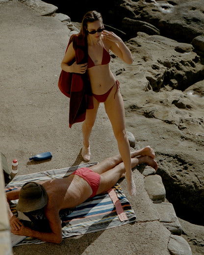 Calvi Towel ~ Red