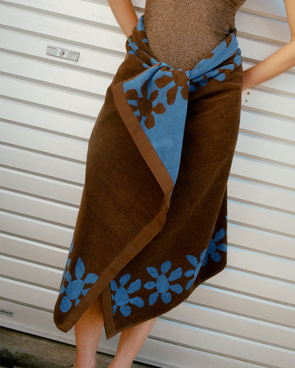 Selina Towel ~ Choc