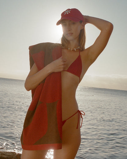 Calvi Cap ~ Terracotta
