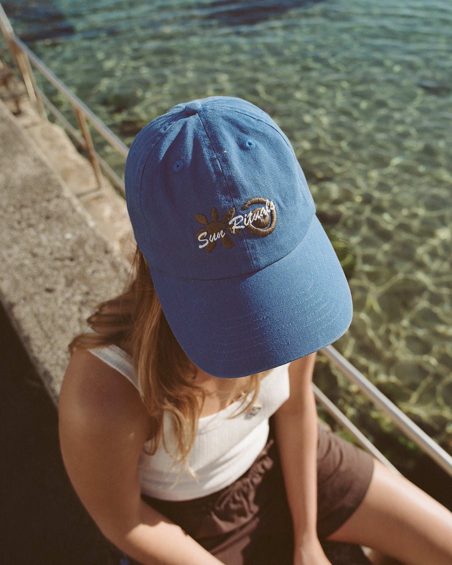 Selina Cap ~ Sea Blue
