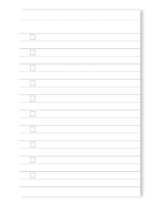 Notepad ~ Stripes Blue