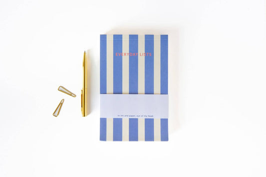 Notepad ~ Stripes Blue