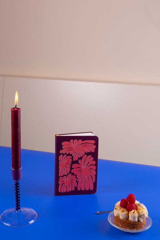 A6 Notebook Coral Flowers