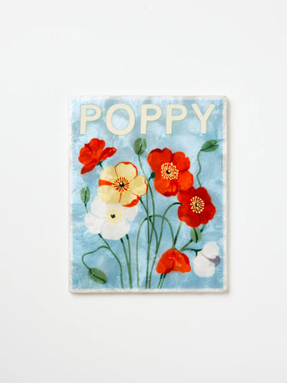 Market Poppy Wall Art