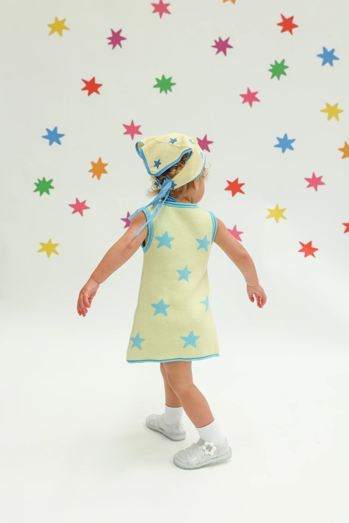 Stars Align Dress ~ Yellow + Blue
