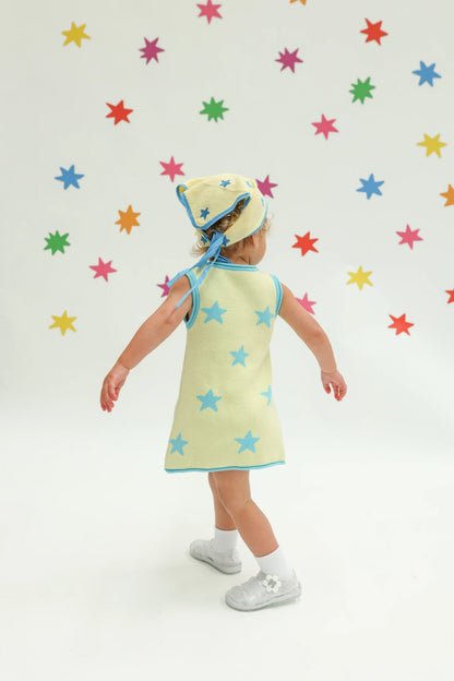 Stars Align Dress ~ Yellow + Blue