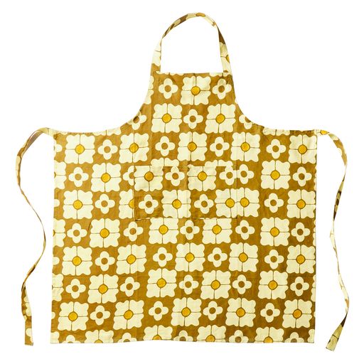 Apron Carnation Moss O/S