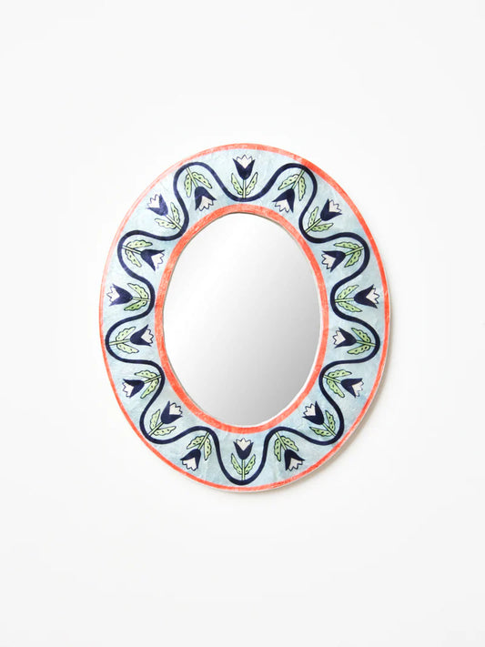 Samira Mirror Blue Waves