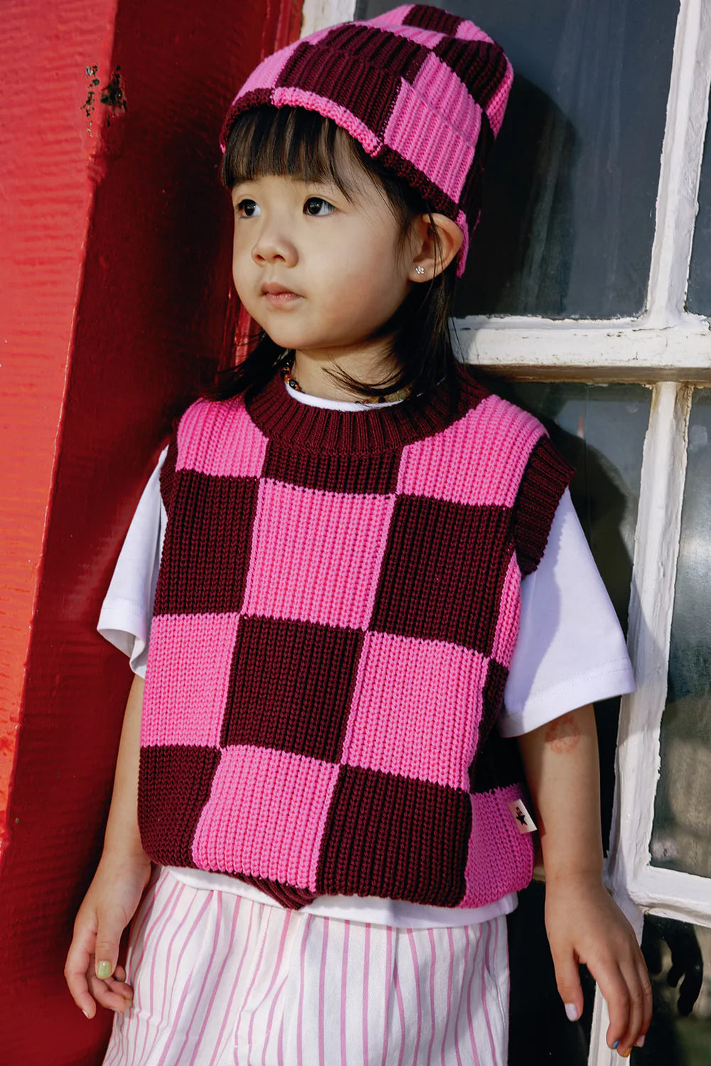 Nonno Vest - Bright Pink