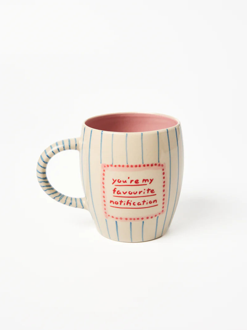 Love Notes Mug ~ Notification