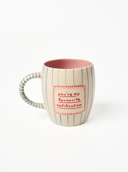 Love Notes Mug ~ Notification