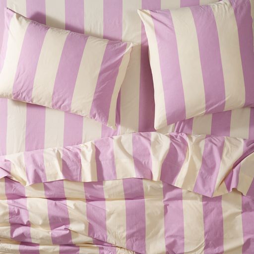 Bruno Cotton Flat Sheet - Wisteria