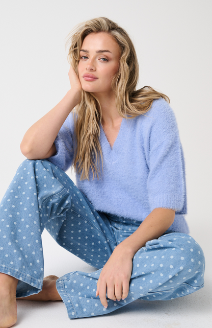 Mia Knit ~ Cornflower