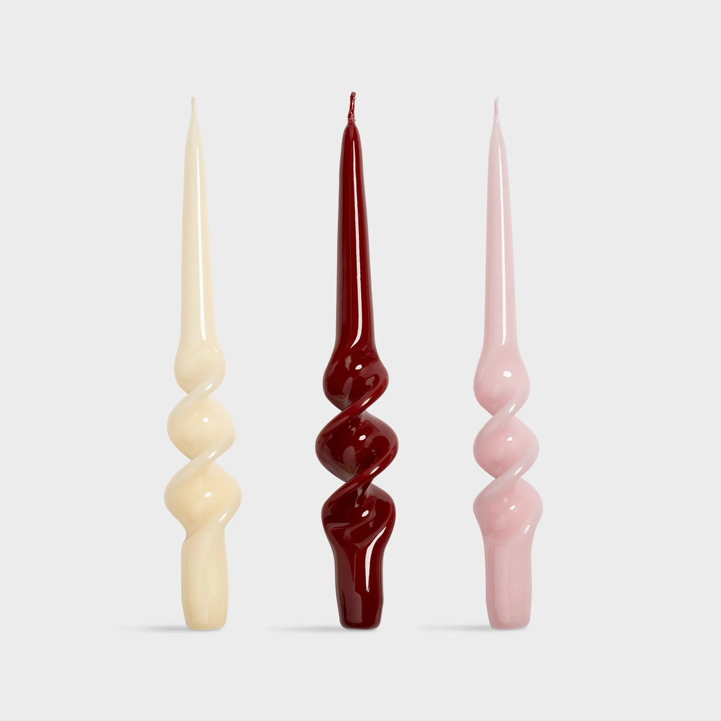 Candle Alpha Reds set of 3