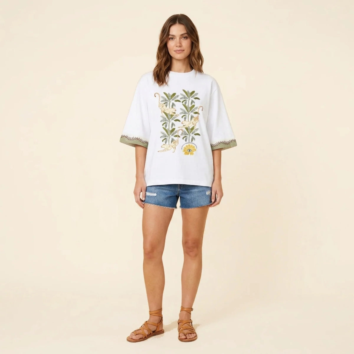 Eye of the Jungle Tee Shirt - White