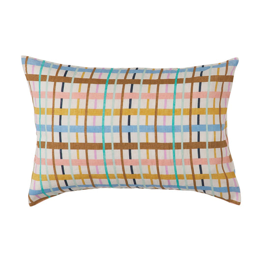 Cady Check Linen Pillowcase Set