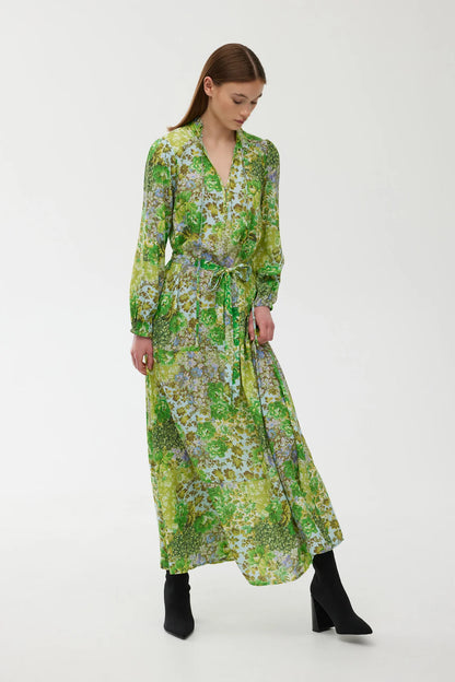 Delilah Dress Floral Haze