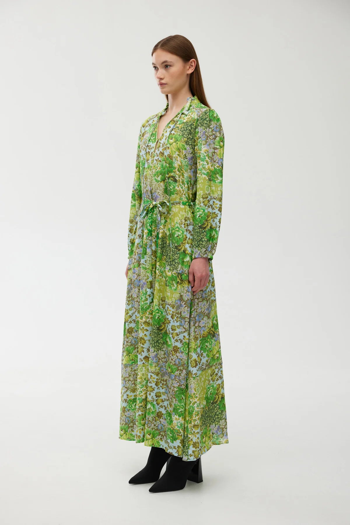 Delilah Dress Floral Haze