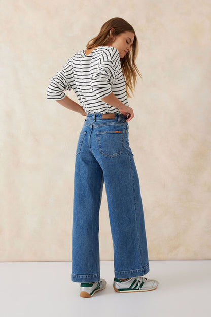 Wide Leg Jean Indigo