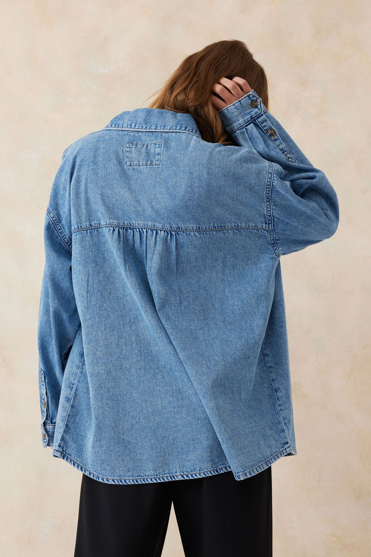 Essential Denim Shirt Vintage Blue