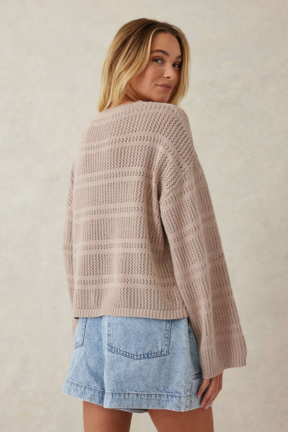 Slouchy Spring Knit String