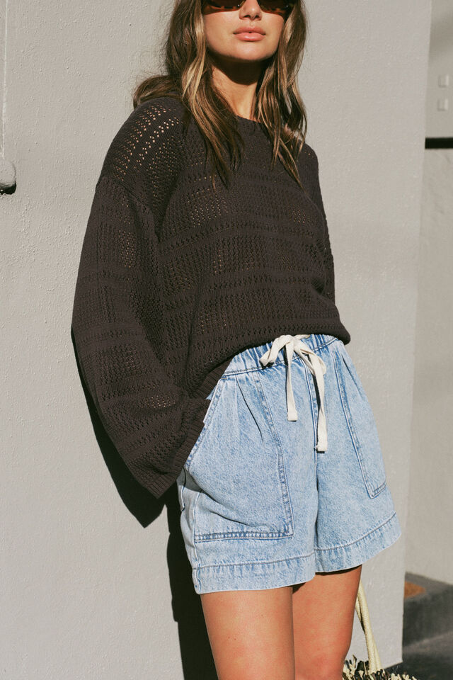 Slouchy Spring Knit Phantom