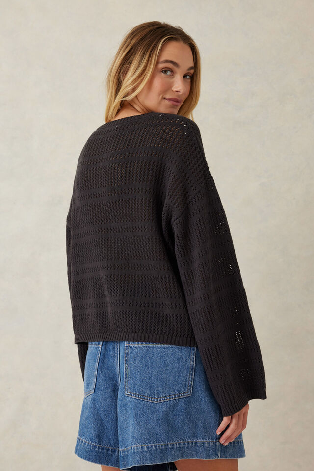 Slouchy Spring Knit Phantom