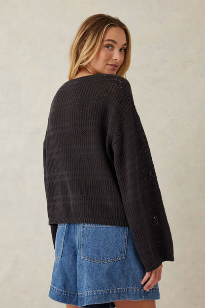 Slouchy Spring Knit Phantom