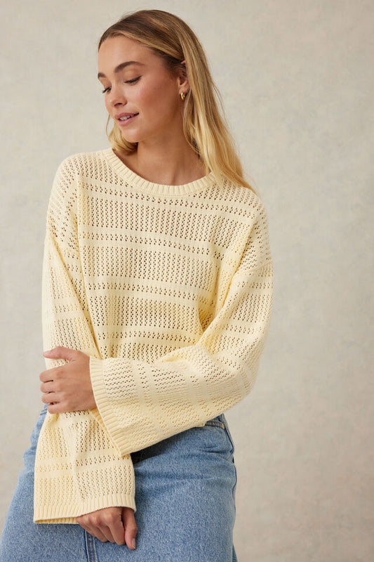 Slouchy Spring Knit Butter
