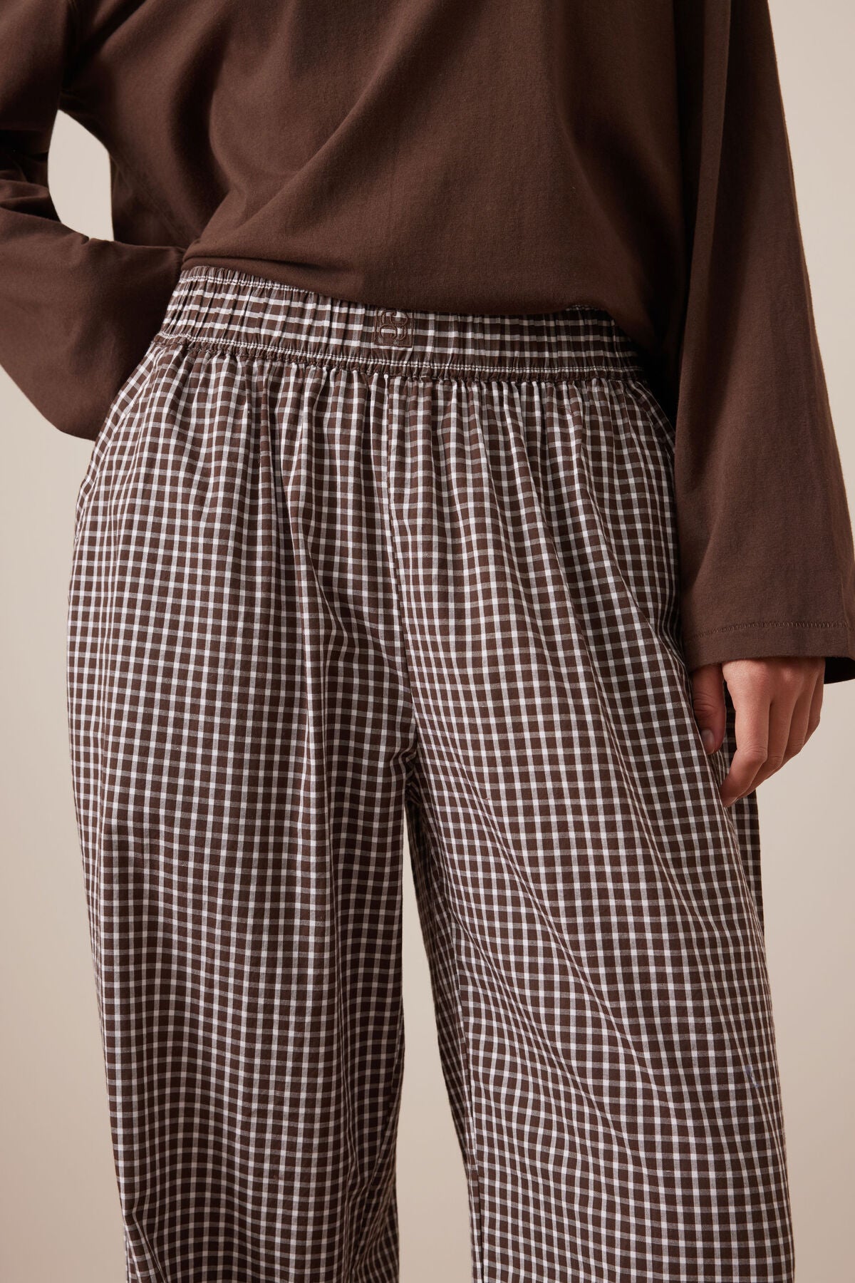 Lounge Pant ~ Choc Check
