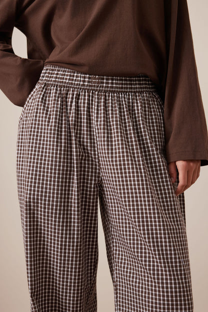 Lounge Pant ~ Choc Check