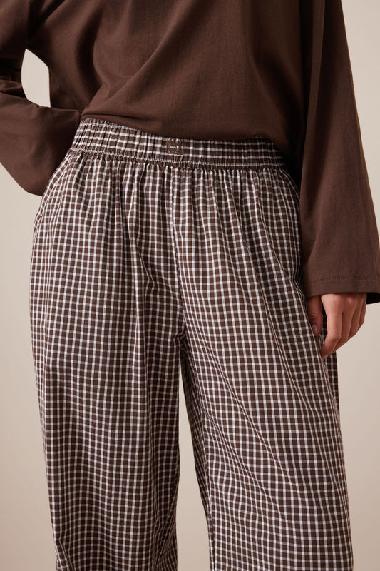 Lounge Pant ~ Choc Check