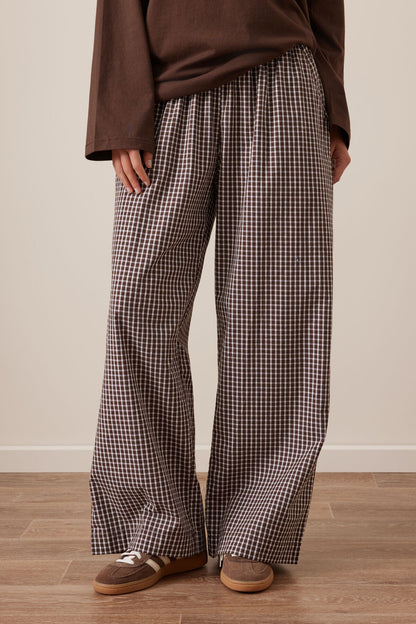 Lounge Pant ~ Choc Check