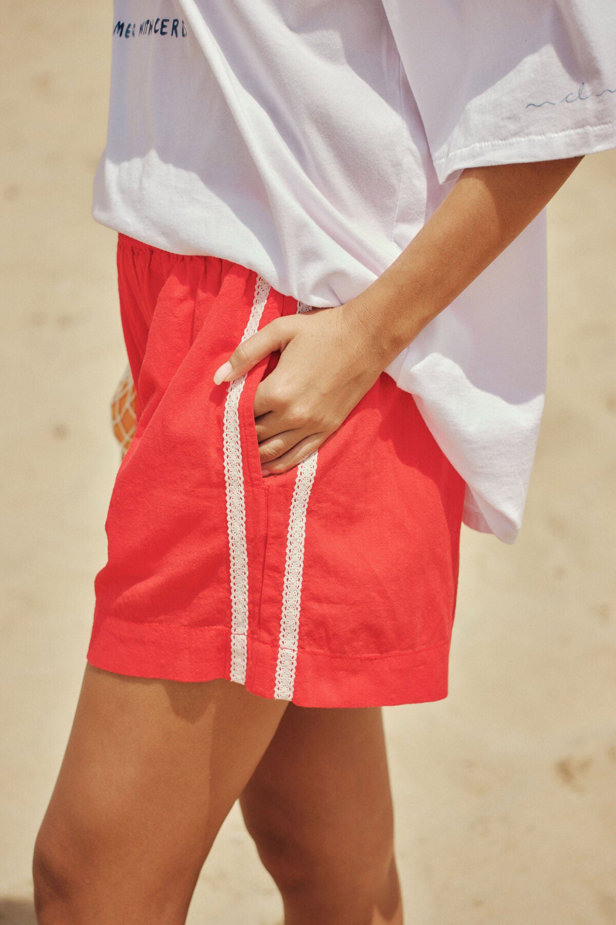 Mila Short Heritage Red