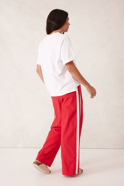 Relaxed Drawstring Pant Heritage Red