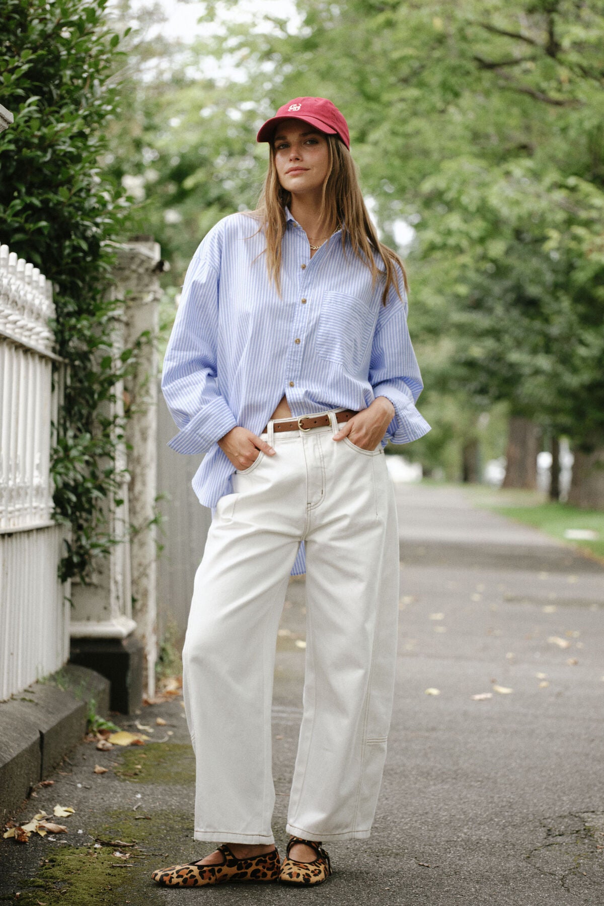 Demi Barrel Jean ~ Fresh Ecru